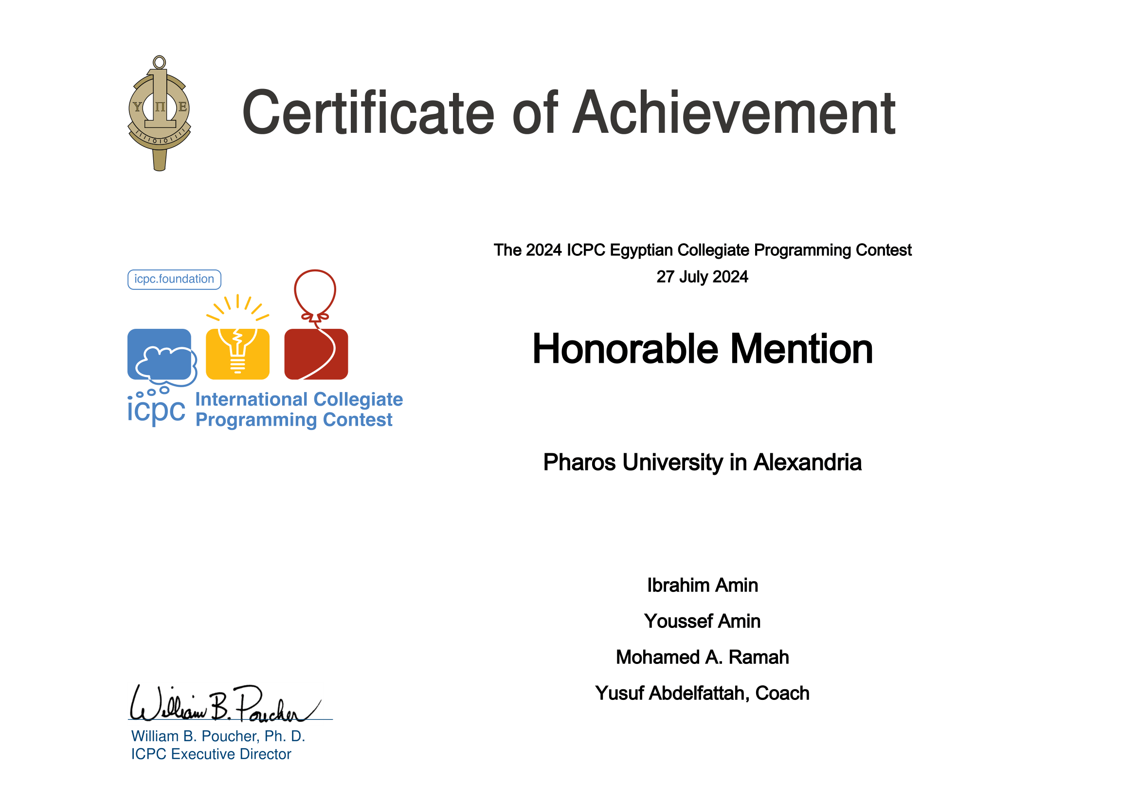 ECPC coach certificate